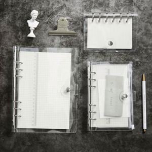 A5 Customisable Hardcover Loose Leaf Transparent PVC <b>Waterproof</b> Diary Gift Notebook with 80 <b>Sheets</b> /Pantone Color - Product Image 2