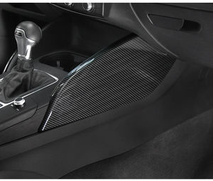 Pour Audi A3 8V 2013-2020, garnitures décoratives intérieures en fibre <span class=keywords><strong>de</strong></span> carbone, collier <span class=keywords><strong>de</strong></span> <span class=keywords><strong>levier</strong></span> <span class=keywords><strong>de</strong></span> vitesses, console, tableau <span class=keywords><strong>de</strong></span> bord, accoudoir, housse, <span class=keywords><strong>coque</strong></span> - Product Image 6