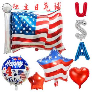 America Independent Day <b>Decoration</b> 4Th of July Foil <b>Balloons</b> Festival Usa Supplies Party <b>Balloon</b> - Product Image 6