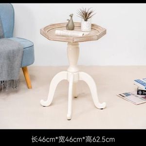 <span class=keywords><strong>Table</strong></span> <span class=keywords><strong>basse</strong></span> de salon de style antique industriel, en <span class=keywords><strong>bois</strong></span> <span class=keywords><strong>massif</strong></span>, avec pieds blancs, <span class=keywords><strong>table</strong></span> <span class=keywords><strong>basse</strong></span> ronde vintage en <span class=keywords><strong>bois</strong></span> vieilli - Product Image 4