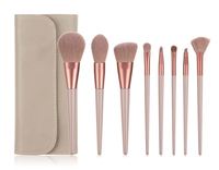 Profession 8 Pièces De Haute Qualité Maquillage Brosse Ensemble Fondation Poudre Fard À Paupières Cosmétiques maquillage Pinceaux Kit
