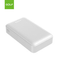 Chargeur de batterie au lithium portable d'usine avec câble intégré, affichage LED OEM, charge rapide PD 20W, batterie externe mince 10000mAh