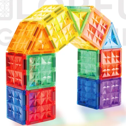 2023 nuovo arrivo trasparente 3D giocattoli educativi classici per bambini colore personalizza 60 pezzi