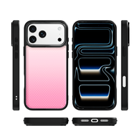 Coque de téléphone AG Feeling Black Edge avec motif à pois dorés et roses rouges pour iPhone 17, 17 Pro Max, 16 Pro, 15 – Coque magnétique