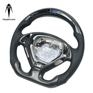 Volant de course LED durable compatible avec <span class=keywords><strong>Infiniti</strong></span>, convertible pour G25 <span class=keywords><strong>G37</strong></span> G35 Ex25 Ex35, volant personnalisé en fibre de carbone - Product Image 1