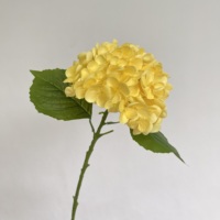 Bunga Hydrangea PU Buatan HGA Grosir, Bunga Hydrangea Palsu Realistis untuk Dekorasi Rumah, Kantor, dan Centerpiece Resepsi Pernikahan