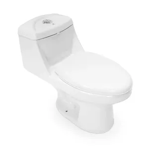 Groothandelsprijs Sanitair Wc Siphonic Eendelige S-Trap 300Mm Keramische Vloer Gemonteerd Toilet