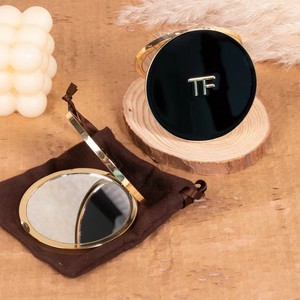 Tùy Chỉnh Vàng Mini Kim Loại Túi Mỹ Phẩm Gương Nhỏ Gọn Gấp Thiết Kế Với Nửa Vòng Và Hình Dạng Hình Bầu Dục Cho Vẻ Đẹp Sử Dụng - Product Image 6