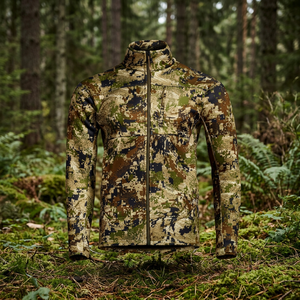 Traverse Winter Soft Shell Spandex/Nylon Heavyweight Windproof Breathable Fleece Hunting Men's Full Sleeve <b>Camo</b> Optifade - Product Image 2