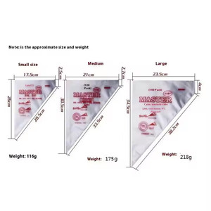 Outil de cuisson jetable en plastique épais Sacs à pâtisserie pour biscuits à la crème pour la maison Fournitures de décoration de gâteaux pour les fêtes d'anniversaire - Product Image 2