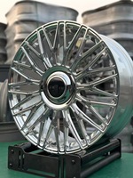 Jantes forgées sur mesure 21 22 23 pouces compatibles avec Benz GLS X167 5x112, concaves profondes, finition argent poli, certifiées TUV JWL