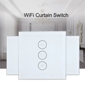 Tuya Smart Life WiFi Curtains Blinds Switch Roller Shutters Motor Switch Backlight Style Google Home Alexa Voice Control