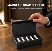 Boîte cadeau magnétique de luxe personnalisée, boîte d'emballage magnétique en gros avec logo