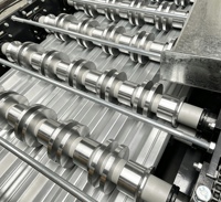 Nouvelle machine de formage à froid à double couche IBR pour tuiles en acier coloré PPGI avec moteur à roulement et boîte de vitesses