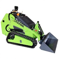 Vente directe usine : Mini-chargeuse compacte électrique télécommandée, modèle chinois, à vendre