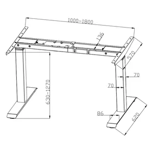 Venda quente Fábrica Direto Folheado madeira de carvalho moderno estilo simples mesa de escritório top 30x48x1 polegada mesa de pé