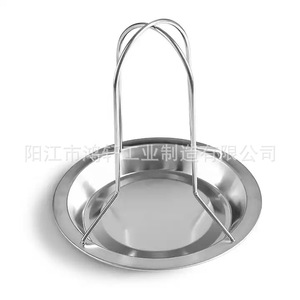 Rejilla para asar pollo de acero inoxidable con bandeja de 19.5x19.5x16 cm para barbacoa al aire libre y asado de pavo - Product Image 1