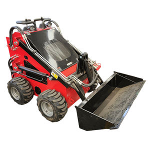 하이탑 HT380 슬림형 스키드 스티어 로더 소형 트랙 4륜 구동 미니 로더 - Product Image 1