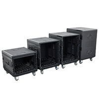 OEM ODM Ningbo Uworthy Supply, boîtier de vol en plastique rigide moulé par soufflage en matériau PE, application générale 1U 1.5U 2U