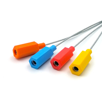 Sello de Seguridad para Cables con Recubrimiento ABS de Longitud Fija Anti-Manipulación para Camiones Logísticos con Logotipo y Números Personalizados, Certificado ISO, de -20 °C a 150 °C