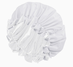 Bonnet de Douche Imperméable en Soie Satinée pour Cheveux Bouclés, Grande Taille, Double Couche, pour Femmes - Product Image 4