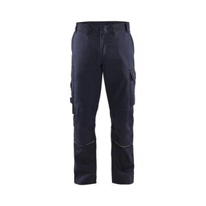 BLAKLADER - 170115018933C58 Pantalones de soldadura Azul marino/Amarillo-EAN 7330509558003 ROPA DE TRABAJO RESISTENTE A LLAMAS - Product Image 1