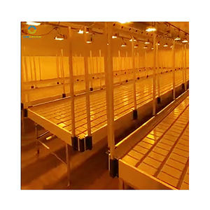 ม้านั่งกลิ้งไฮโดรโปนิกส์พร้อมเสาแนวตั้งและแท่นสำหรับปลูกโต๊ะสำหรับเรือนเพาะชำหรือเรือนกระจก - Product Image 4