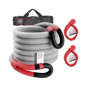 High Quality Nylon Heavy Duty Kinetic Recovery Tow Rope Straps Kit For Trucks SUV UTV ATV Tractor Car Jeep