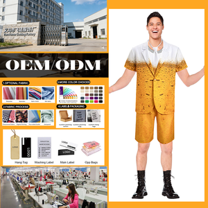 OEM/ODM German Performance Costumes <strong>Cosplay</strong> <strong>Men's</strong> Suits Halloween Clothes Oktoberfest Beer Festival Clothing - Product Image 1