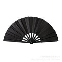 Éventail pliant en bambou personnalisé de 13 pouces, violet pailleté, classique, peint, écologique, durable, grand, pour les festivals, la décoration de fête