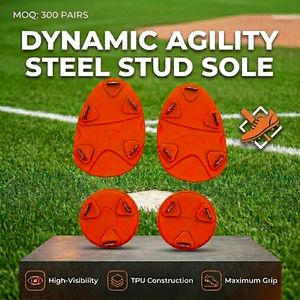 Al por mayor, <span class=keywords><strong>suelas</strong></span> autoadhesivas personalizadas para tacos de béisbol, diseño dividido, almohadillas de TPU resistentes al desgaste para pegar en zapatillas, para modificación de calzado deportivo - Product Image 5