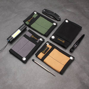 טקטי EDC פאוץ מיני כיס ארנק לקיפול סכין עט פנס כלים מותאם אישית כרטיס מחזיק - Product Image 3