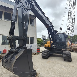 Excavadora de ruedas Hyundai 220LC-9S usada, el mejor servicio, motor Cummins original coreano, excavadoras hidráulicas pesadas de segunda mano - Product Image 6