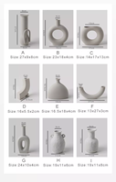 DREA – vase à fleurs en céramique moderne, articles de décoration pour la maison, vase en céramique décoratif nordique pour le salon, vente en gros
