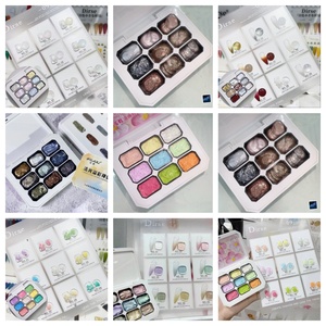 Palette de 9 Couleurs de Vernis Gel Pailleté pour <span class=keywords><strong>Nail</strong></span> <span class=keywords><strong>Art</strong></span>, Collection <span class=keywords><strong>Dégradé</strong></span>, Vernis Gel Peinture pour Ongles DIY - Product Image 2