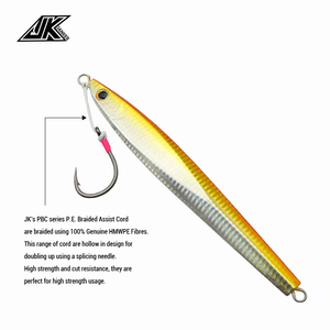 Aiguille de tressage <span class=keywords><strong>pour</strong></span> <span class=keywords><strong>ligne</strong></span> de pêche en PE à âme creuse PBC, <span class=keywords><strong>ligne</strong></span> d'assistance <span class=keywords><strong>pour</strong></span> hameçon de pêche au jig, fabrication japonaise - Product Image 4