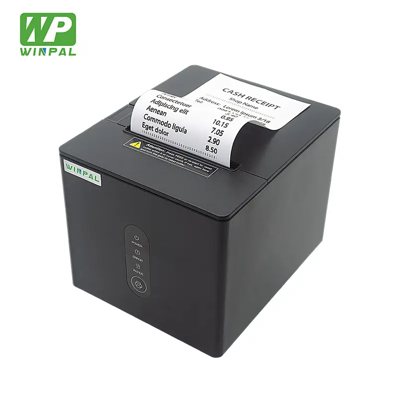 Winpal WP-A4 3 นิ้ว 260 มม./วินาทีเดสก์ท็อป 80 มม.เครื่องพิมพ์ความร้อนอัตโนมัติเครื่องตัด Android POS เครื่องพิมพ์สลิปใบเสร็จรับเงินเครื่องพิมพ์