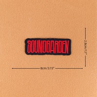 Offre Spéciale fer sur Punk Style sergé broderie Rock Band Patch pour vêtements sac Jeans décoration