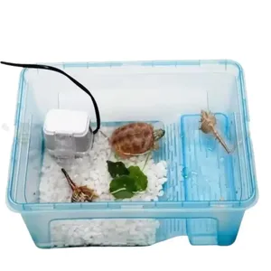 Acuario para Tortugas Marinas, Tanque de Escalada Anfibio, Plástico Ecológico - Product Image 4