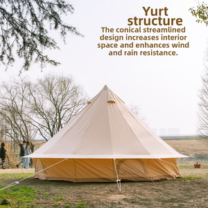 Tente <span class=keywords><strong>de</strong></span> camping familiale CHENYUE 3M/4M/5M, imperméable, résistante aux UV, luxueuse, durable, pour le glamping en plein air - Product Image 4