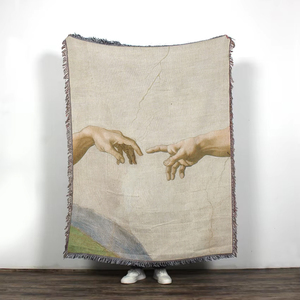 Cá Nhân Bông Polyester Tua Jacquard Tấm Thảm Dệt Bốn Mùa Thân Thiện Với Môi Châu Âu Mỹ Phong Cách Chăn Ném - Product Image 5