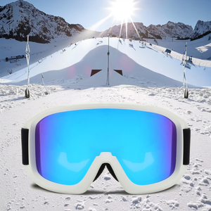 Gafas de Esquí con Lentes Tóricas de Visión Amplia para Adultos, Resistentes al Viento y a la Arena, Ligeras, Antideslizantes, Ecológicas, Reducen la Niebla, Ajustables - Product Image 2