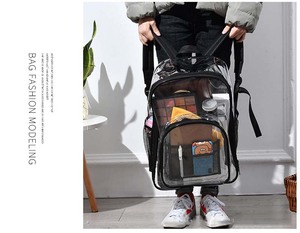 New Fashion <b>Clear</b> Transparent Pvc Multi-pockets Kids Transparent <b>Clear</b> School Bag School Bag Kids <b>Backpack</b> - Product Image 6
