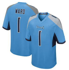 Jersey Tim Sepak Bola Amerika Titans Berkualitas Tinggi, Kustom, Grosir, Terbaru 2025 # Jersey Bordir 1WARD - Product Image 1