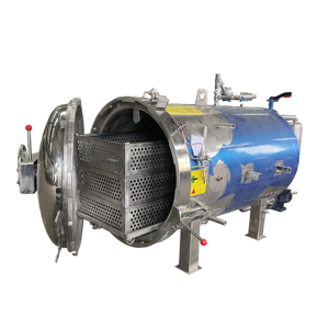 Stérilisateur horizontal en acier inoxydable pour aliments, retort 134-135 ° Autoclave sous vide pour sauces à viande et produits en conserve - Product Image 1