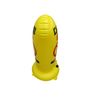 <b>Inflatable</b> No Diving Warning Float Sign 490x950mm PVC 0.30mm Thick 2 Air Chambers Water Park Safety Float - Product Image 4