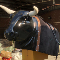 Haute qualité vache prix discount gonflable mécanique fumer taureau rodéo à vendre