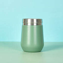 Nuevo 12OZ color personalizable y Loge Taza de acero inoxidable Vaccuum botella en forma de huevo con tapa - Product Image 3