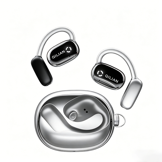 Direct Sale In-ear Earphones Glowing Ear-hook Design Earbuds Portable Earphones Wireless  Earphones for Fitness Running