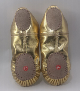 <span class=keywords><strong>Zapatillas</strong></span> <span class=keywords><strong>de</strong></span> <span class=keywords><strong>Ballet</strong></span> <span class=keywords><strong>doradas</strong></span> para mujer, zapatos <span class=keywords><strong>de</strong></span> baile, zapatos clásicos <span class=keywords><strong>de</strong></span> cuero PU, <span class=keywords><strong>zapatillas</strong></span> <span class=keywords><strong>de</strong></span> <span class=keywords><strong>Ballet</strong></span> para Yoga - Product Image 2